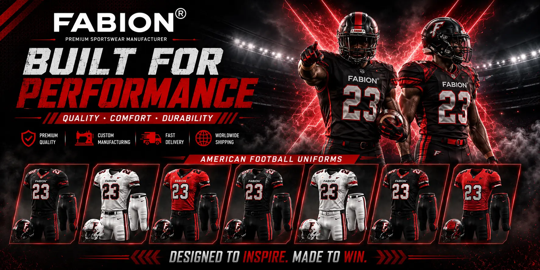 American Football Uniforms